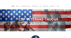Desktop Screenshot of cdpvetcaucus.org